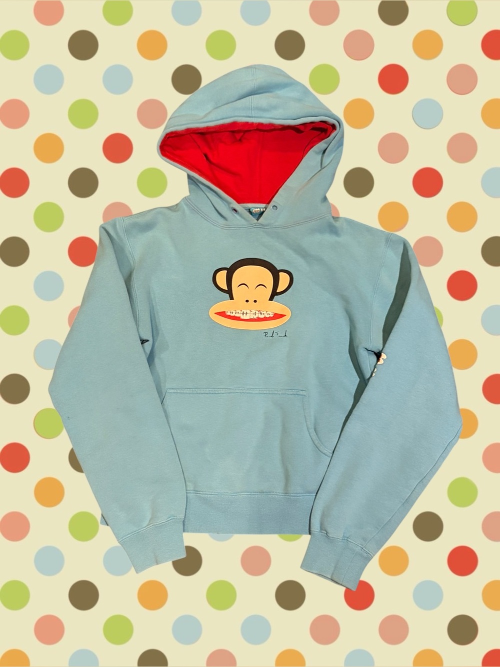 Light Blue Paul Frank Hoodie 🌀